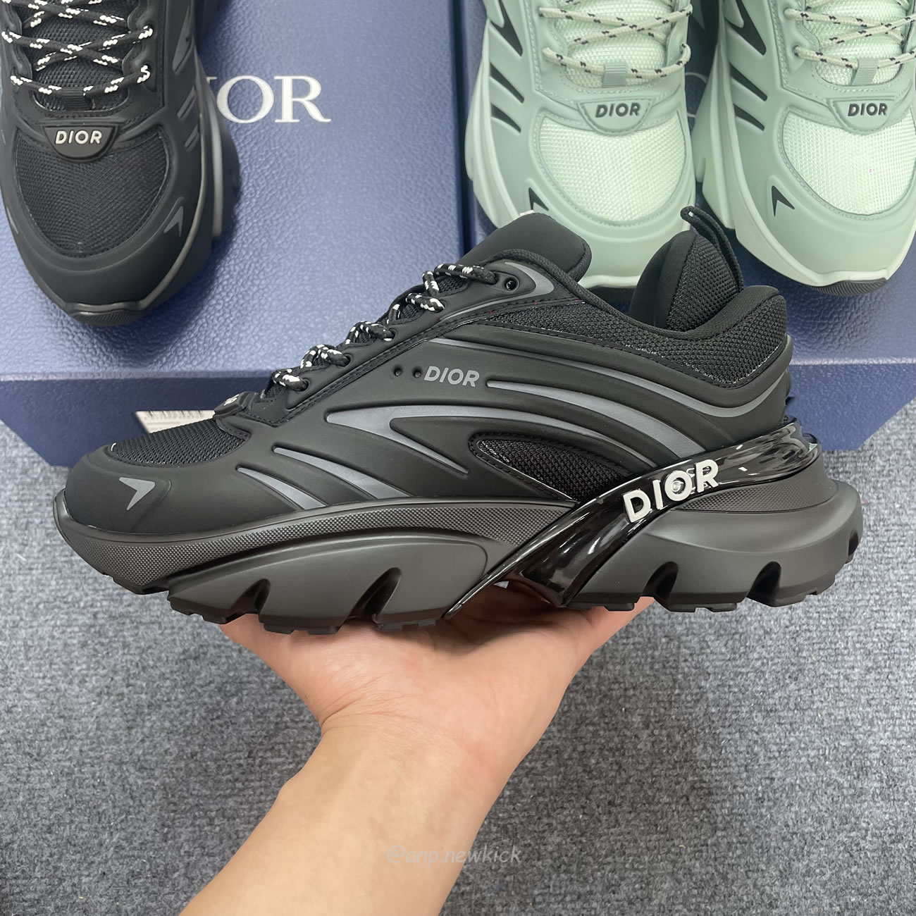 Dior B44 Blade Sneaker Black Technical Mesh And Black Technical Fabric 3sn306zzy_h981 (10) - www.newkick.vip